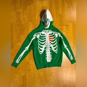 NWT LRG x Carrots *Sealed* Dead Serious Zip Hoodie Kelly Green